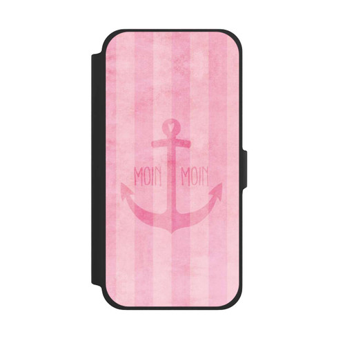 Apple iPhone 13 Pro Max NIVOflip Moin Moin Stripes Pink