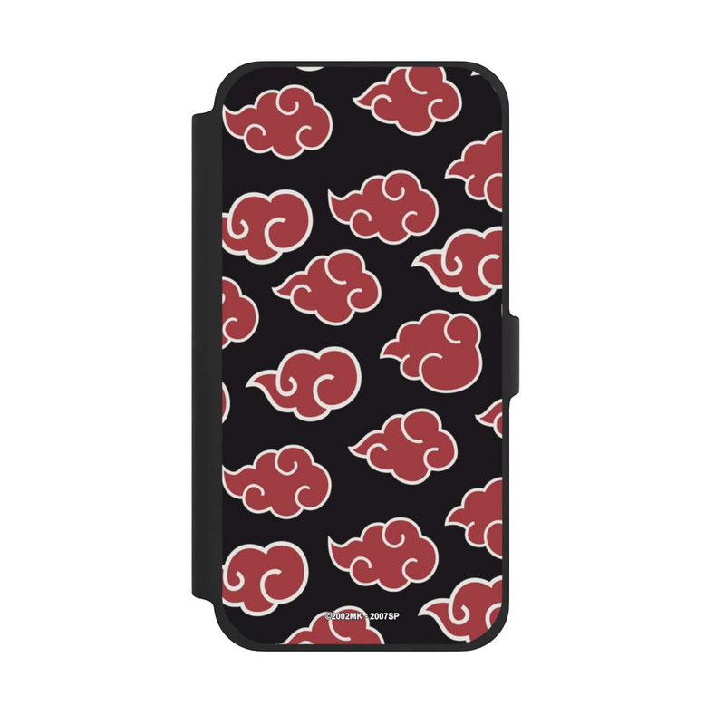 iPhone 13 Pro Max NIVOflip Akatsuki Pattern Black Big