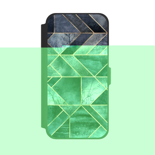 Apple iPhone 13 Pro Max NIVOflip Abstraktes Natur-Dunkelblau