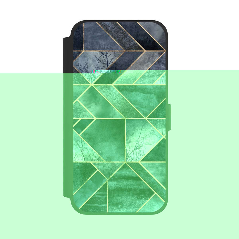 iPhone 13 Pro Max NIVOflip Abstraktes Natur-Dunkelblau