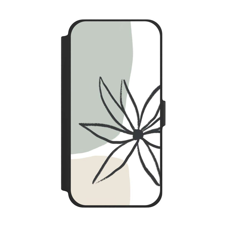 iPhone 13 Pro Max NIVOflip Blume Minze und Sahne