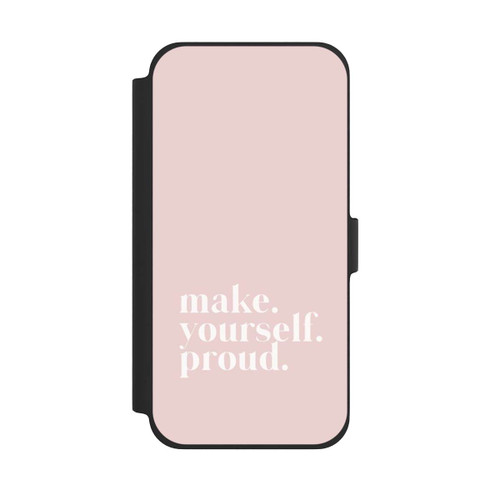 Apple iPhone 13 Pro Max NIVOflip Make Yourself Proud Zitat - Altrosa