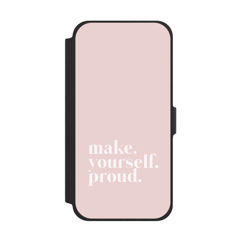iPhone 13 Pro Max NIVOflip Make Yourself Proud Zitat - Altrosa