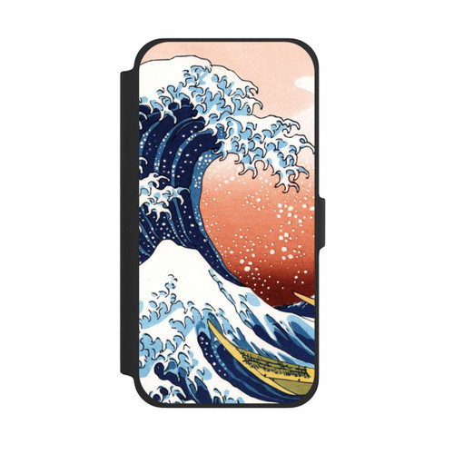 Apple iPhone 13 Pro Max NIVOflip La Grande Vague de Kanagawa Rouge