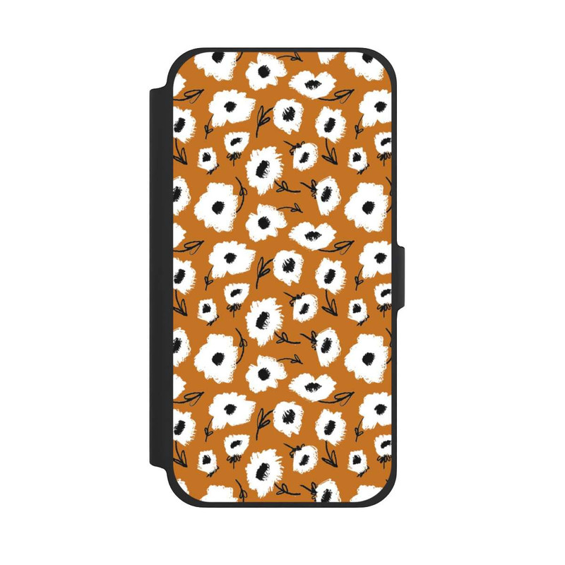 iPhone 13 Pro Max NIVOflip Pattern Fleurs Ocres