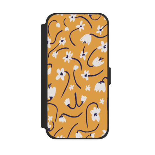 Apple iPhone 13 Pro Max NIVOflip Pattern Petites Fleurs Jaunes