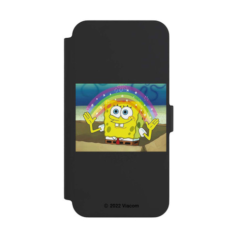 Apple iPhone 13 Pro Max NIVOflip Spongebob - Rainbow Meme transparent