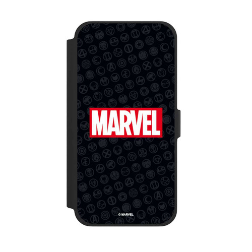 Apple iPhone 13 Pro Max NIVOflip Marvel Logo Black Red 