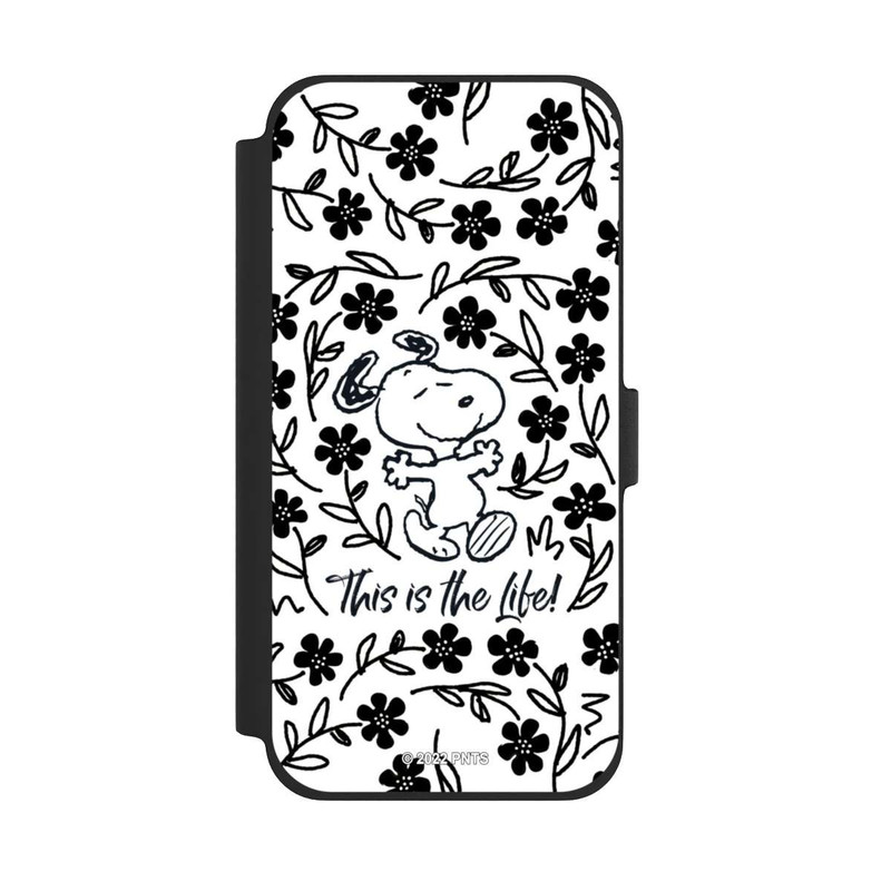 iPhone 13 Pro Max NIVOflip Snoopy Black and White This Is The Life
