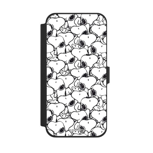 Apple iPhone 13 Pro Max NIVOflip Snoopy Pattern Black And White