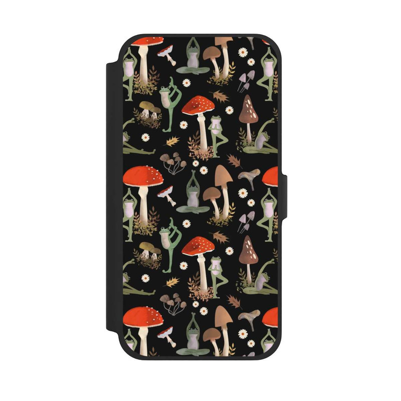 iPhone 13 Pro Max NIVOflip Yoga-Frösche mit Pilzen