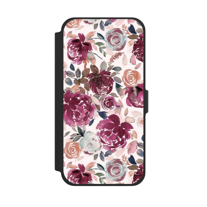 iPhone 13 Pro Max NIVOflip Herbstpfingstrosen und Rosen in Rosa