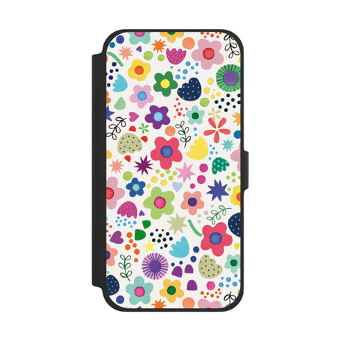Apple iPhone 13 Pro Max NIVOflip Psychedelische Blumen bunt