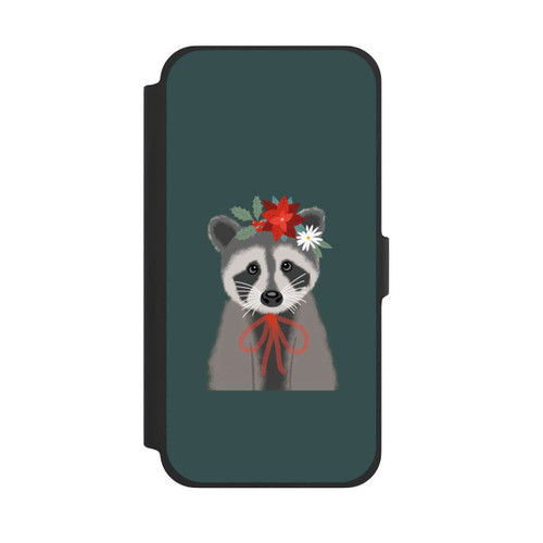 Apple iPhone 13 Pro Max NIVOflip weihnachtlicher Waschbär