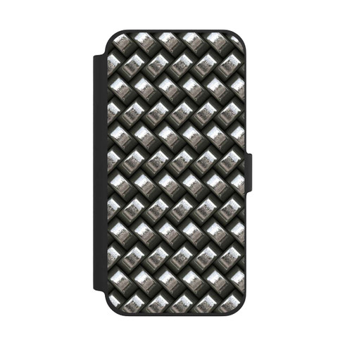 Apple iPhone 13 Pro Max NIVOflip Glamour Silver Metal