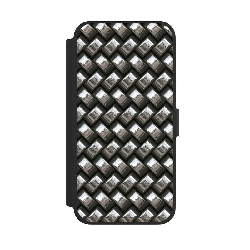iPhone 13 Pro Max NIVOflip Glamour Silver Metal