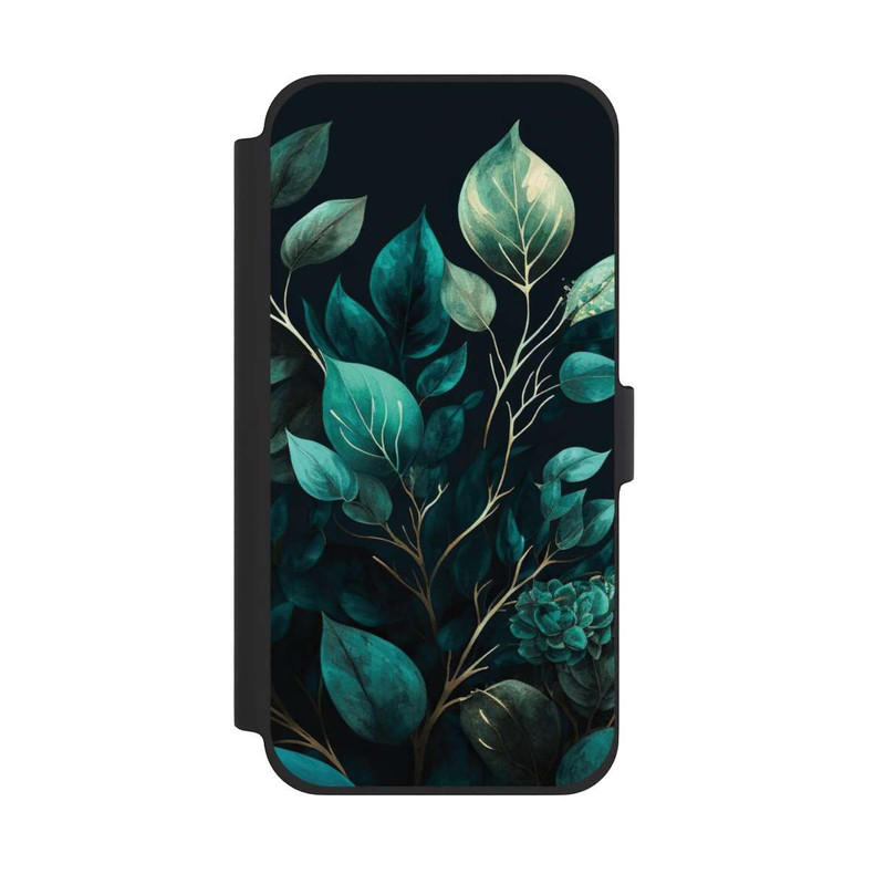 iPhone 13 Pro Max NIVOflip Eukalyptus dunkler Hintergrund