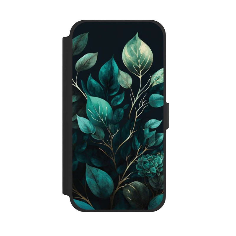 iPhone 13 Pro Max NIVOflip Eukalyptus dunkler Hintergrund
