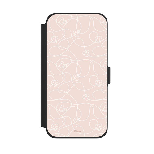 Apple iPhone 13 Pro Max NIVOflip Micky Line Art Pattern Rose 