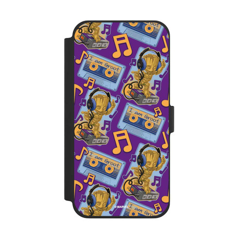 Apple iPhone 13 Pro Max NIVOflip Groot Comic Headphones Guardians of the Galaxy