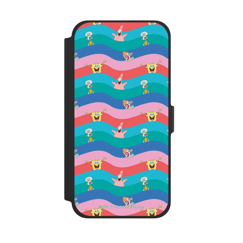 iPhone 13 Pro Max NIVOflip Spongebob Freunde Bunte Wellen