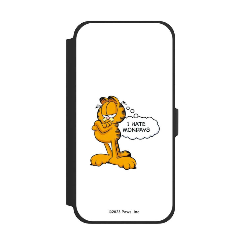 iPhone 13 Pro Max NIVOflip Garfield I Hate Mondays Weiß