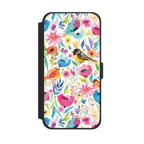 Apple iPhone 13 Pro Max NIVOflip Wunderliche Vögel und Blumen