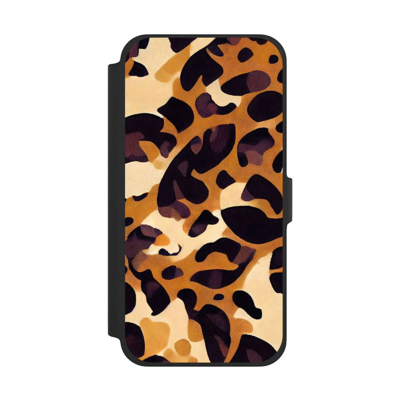 iPhone 13 Pro Max NIVOflip motif lion marron clair
