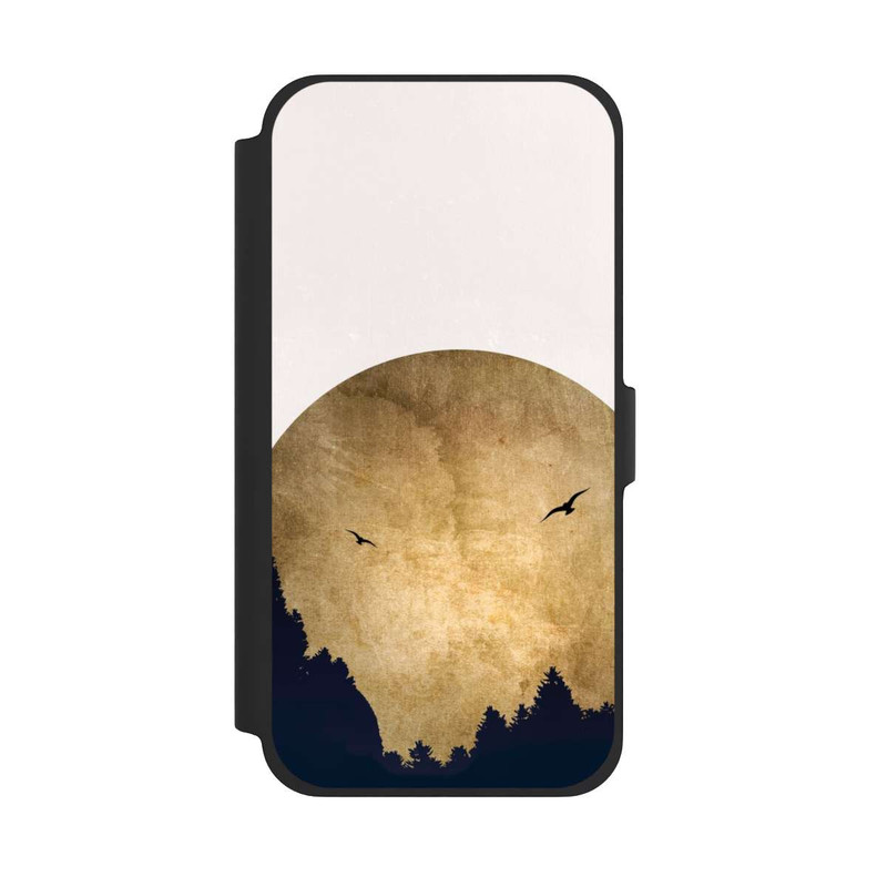 iPhone 13 Pro Max NIVOflip Zwei Vögel vor Mond