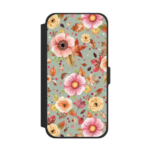 Apple iPhone 13 Pro Max NIVOflip Herbstblumen Weiches Grün