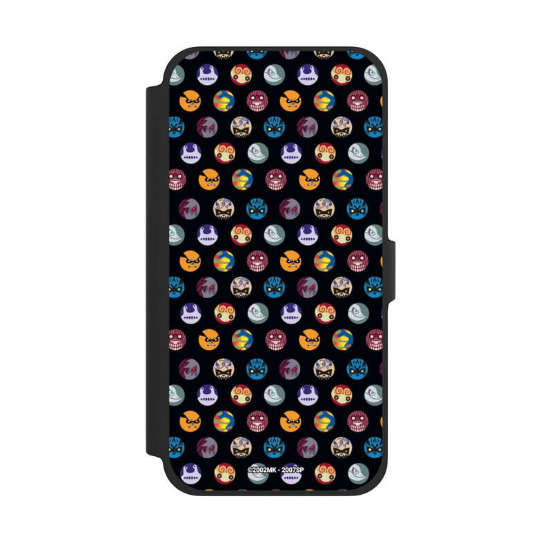 iPhone 13 Pro Max NIVOflip Bijuu Muster Schwarz
