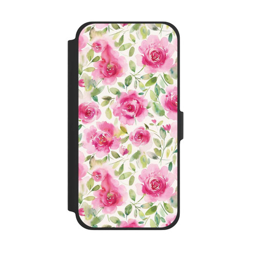 Apple iPhone 13 Pro Max NIVOflip Aquarell Frische Rosen