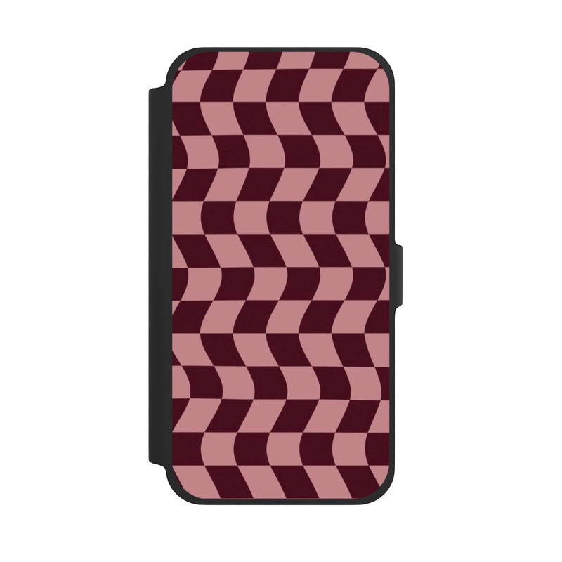 iPhone 13 Pro Max NIVOflip Damier rouge-rose