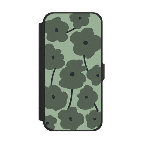 Apple iPhone 13 Pro Max NIVOflip Fleurs Minimalistes Vertes