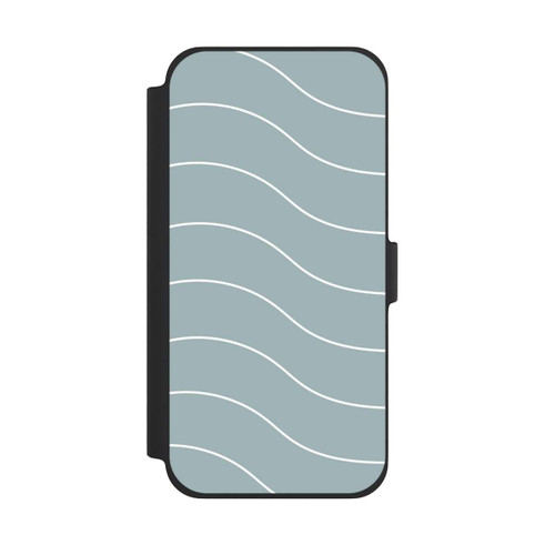 Apple iPhone 13 Pro Max NIVOflip Trendy Lines White Green