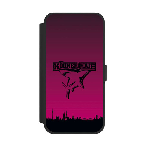 Apple iPhone 13 Pro Max NIVOflip Kölner Haie Skyline Pink