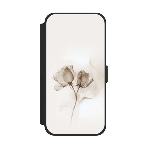 Apple iPhone 13 Pro Max NIVOflip Braune Rose Blume Nebel