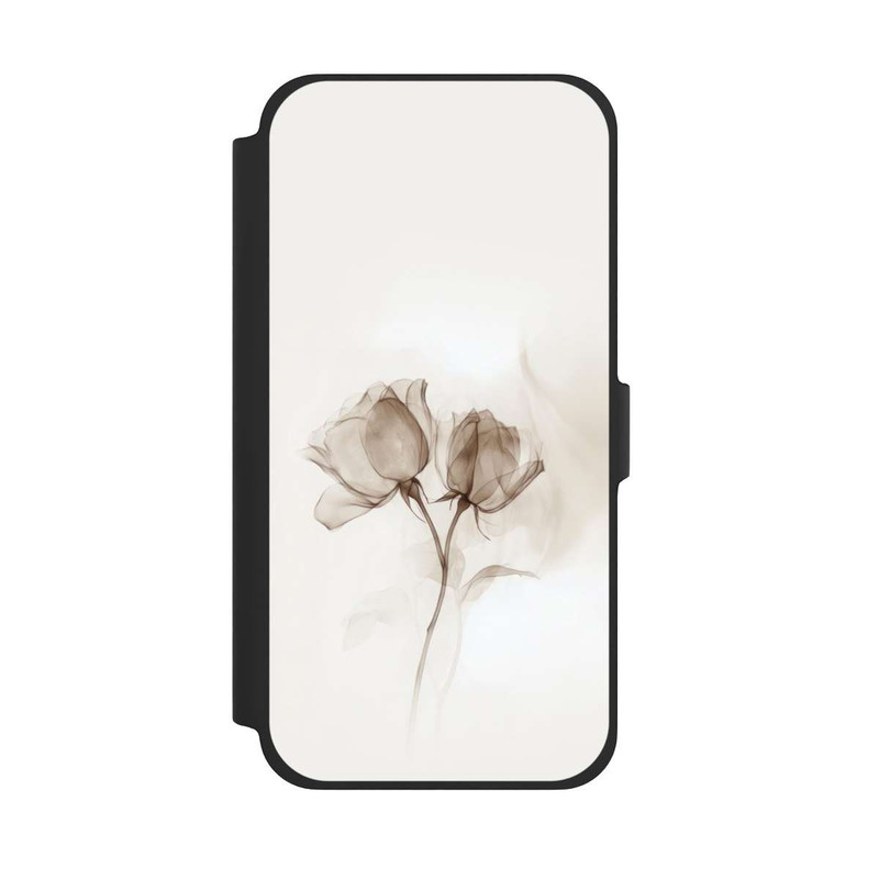 iPhone 13 Pro Max NIVOflip Braune Rose Blume Nebel