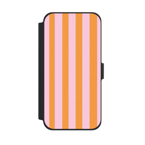 Apple iPhone 13 Pro Max NIVOflip Orange Rosa Streifen