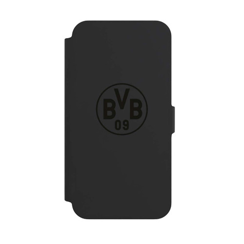Apple iPhone 13 Pro Max NIVOflip BVB Logo Schwarz Transparent