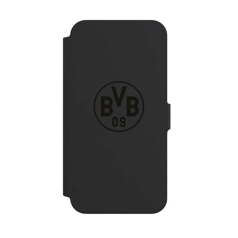 iPhone 13 Pro Max NIVOflip BVB Logo Schwarz Transparent