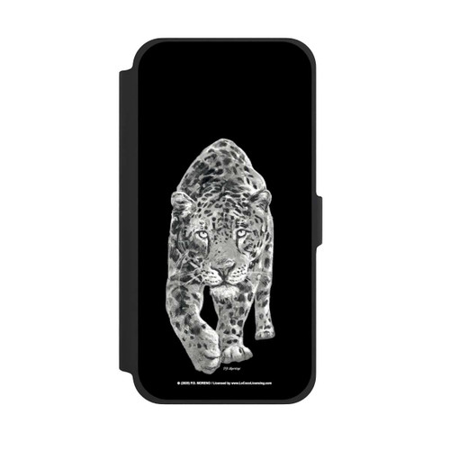 Apple iPhone 13 Pro Max NIVOflip Leopard Schwarz