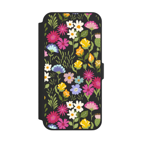 Apple iPhone 13 Pro Max NIVOflip Bunte Sommerblumen Transparent