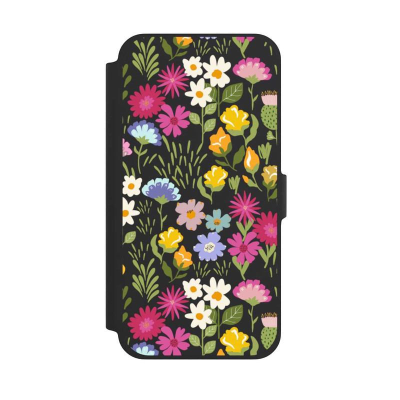 iPhone 13 Pro Max NIVOflip Bunte Sommerblumen Transparent