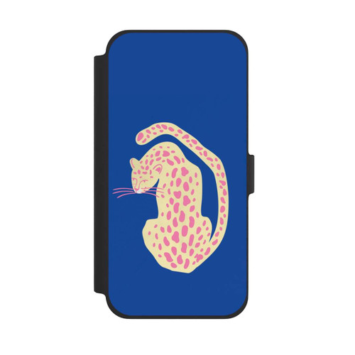 Apple iPhone 13 Pro Max NIVOflip Blue Pink Cat