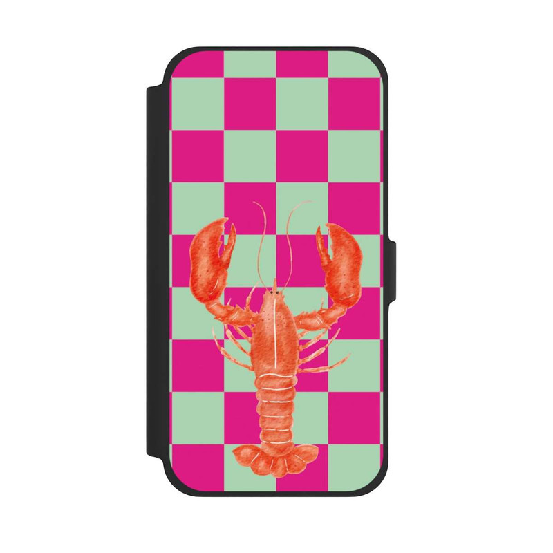 iPhone 13 Pro Max NIVOflip Pink Checkers Lobster