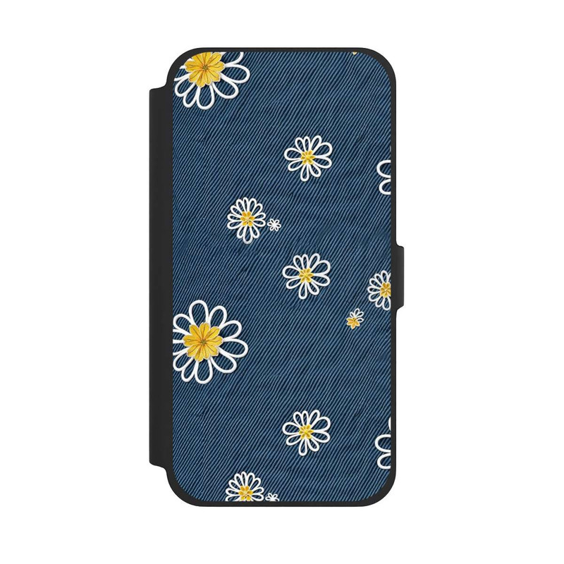 iPhone 13 Pro Max NIVOflip Jeans Flowers Pattern with AI