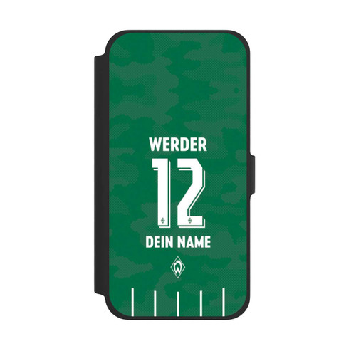 Apple iPhone 13 Pro Max NIVOflip Werder Bremen Trikot Personalisierbar 25-26