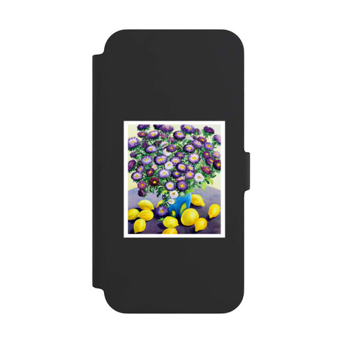 Apple iPhone 13 Pro Max NIVOflip Purple Asters and Lemons by Christopher Ryland