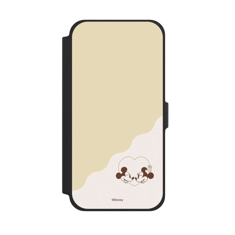 iPhone 13 Pro Max NIVOflip Mickey and Minnie Love Heart Beige